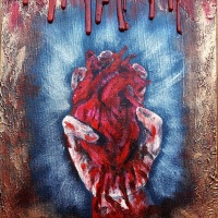 My Body, Heart and Soul (I gave you) - acrylic painting